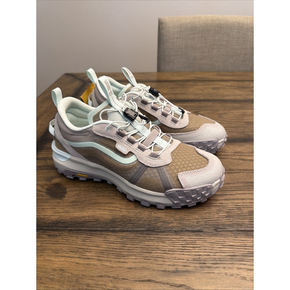 Vans Beige Taupe and Light Mint Trail Sneakers
